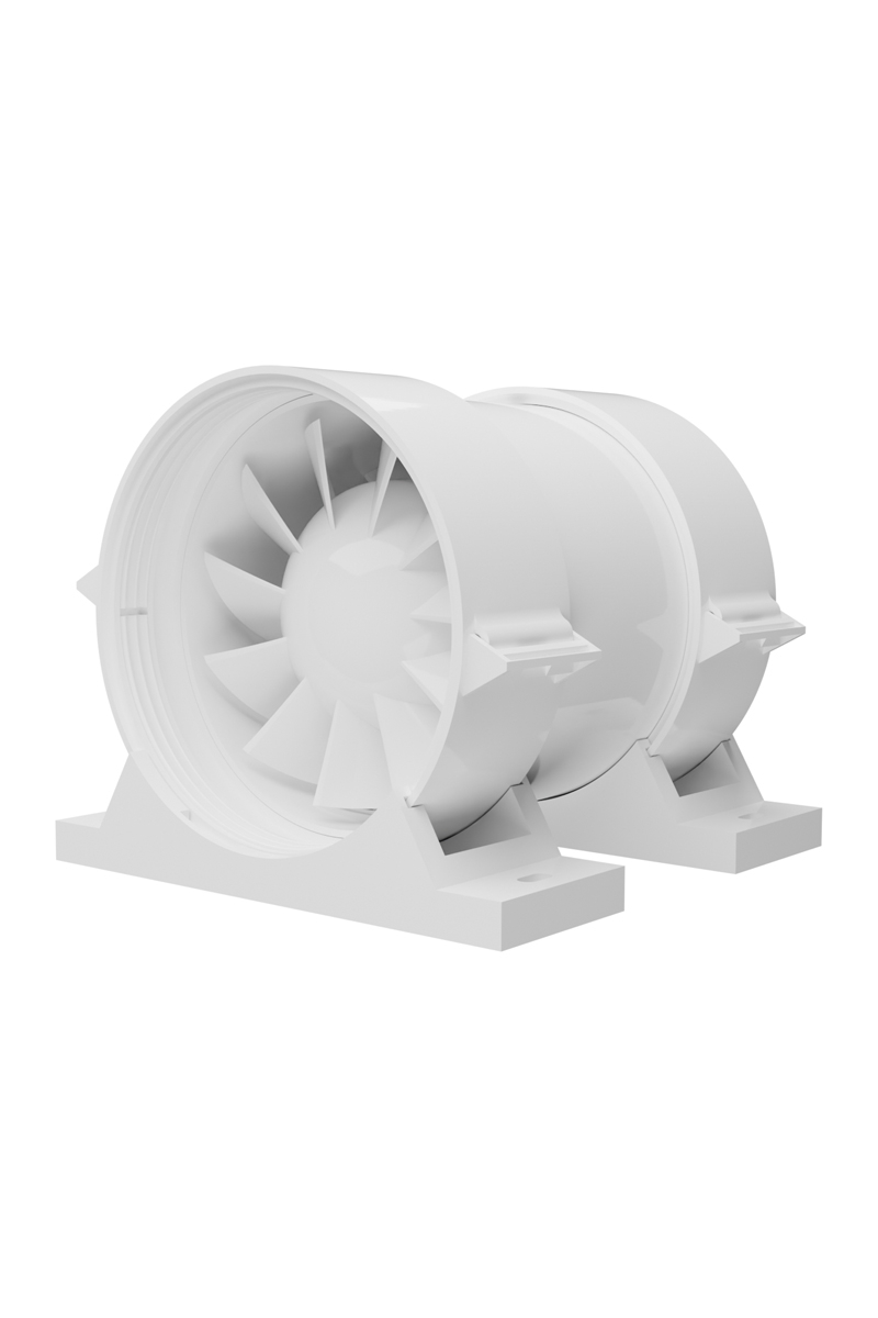 Вентилятор канальный D100 осевой PRO 4