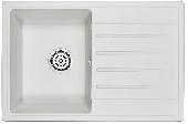 Мойка кухонная кварц ST-7602 БЕЛАЯ Standart, GRANULA