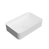 Раковина PLAZA накладная 55, прямоугольная, белая глянцевая, KERAMA MARAZZI