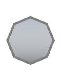 Зеркало LED Сириус 800 восьмиугольное бесконтактный сенсор