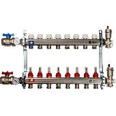 Коллектор из нержавеющей стали в сборе с расходомерами 8 вых. STOUT SMS 0907 000008