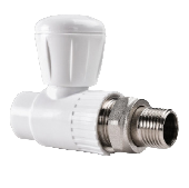 РВК  Кран шар.  d-20*1/2 с амер. прямой (30)