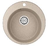 Мойка кухонная кварц Granula (мет. сифон) ПЕСОК GR-4801, GRANULA