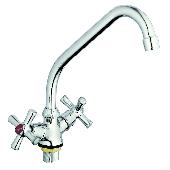 Смеситель для кухни (мойки) G.LAUF QFR4-A722 (1/2; керам. на гайке) (10)