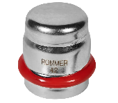 Заглушка ВПр, 42, из нержавеющей стали прессовой ROMMER (RSS-0025-000042) (50)