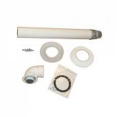 Коакс. Труба с наконечником +отвод 90 гр. Котла Ninfa N R. TAURA D