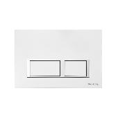Панель смыва TECEspring  2 клав. прямоугольные, белый глянц  (9940203)