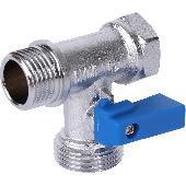 Кран шар.проходной 1/2x3/4x1/2 д/стир.и посудомоечных машин STOUT SVB-0124-123412