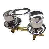 Смеситель 3-х режимный 120 мм в сборе выводы под хомут, арт. 0921025002