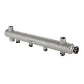 Коллектор из стали (труба ДУ-40) VALTEC, с межосевым расстоянием выходов 100мм, 1