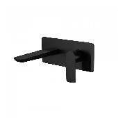 Смеситель для раковины VENTAS S скрытого монтажа, черный матовый, BERGES