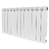 Радиатор биметалл. STOUT ALPHA 500 12 секций SRB-2310-050012 бок. подключение