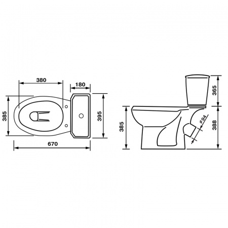 Унитаз-компакт 