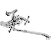 A7171-2 Смеситель для ванны ACCOONA с длинным изливом 300мм дивертор в корпусе цинк/хром (10)