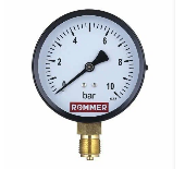ROMMER Манометр радиальный. Корпус Dn 50 мм 1/4  , 0...10 бар, кл.2.5 (RIM-0010-501008)