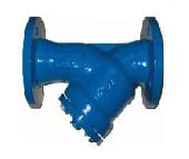 Фильтр сетчатый ABRA-YF-3016-D Ду125 Ру16 чугунный фланцевый с пробкой