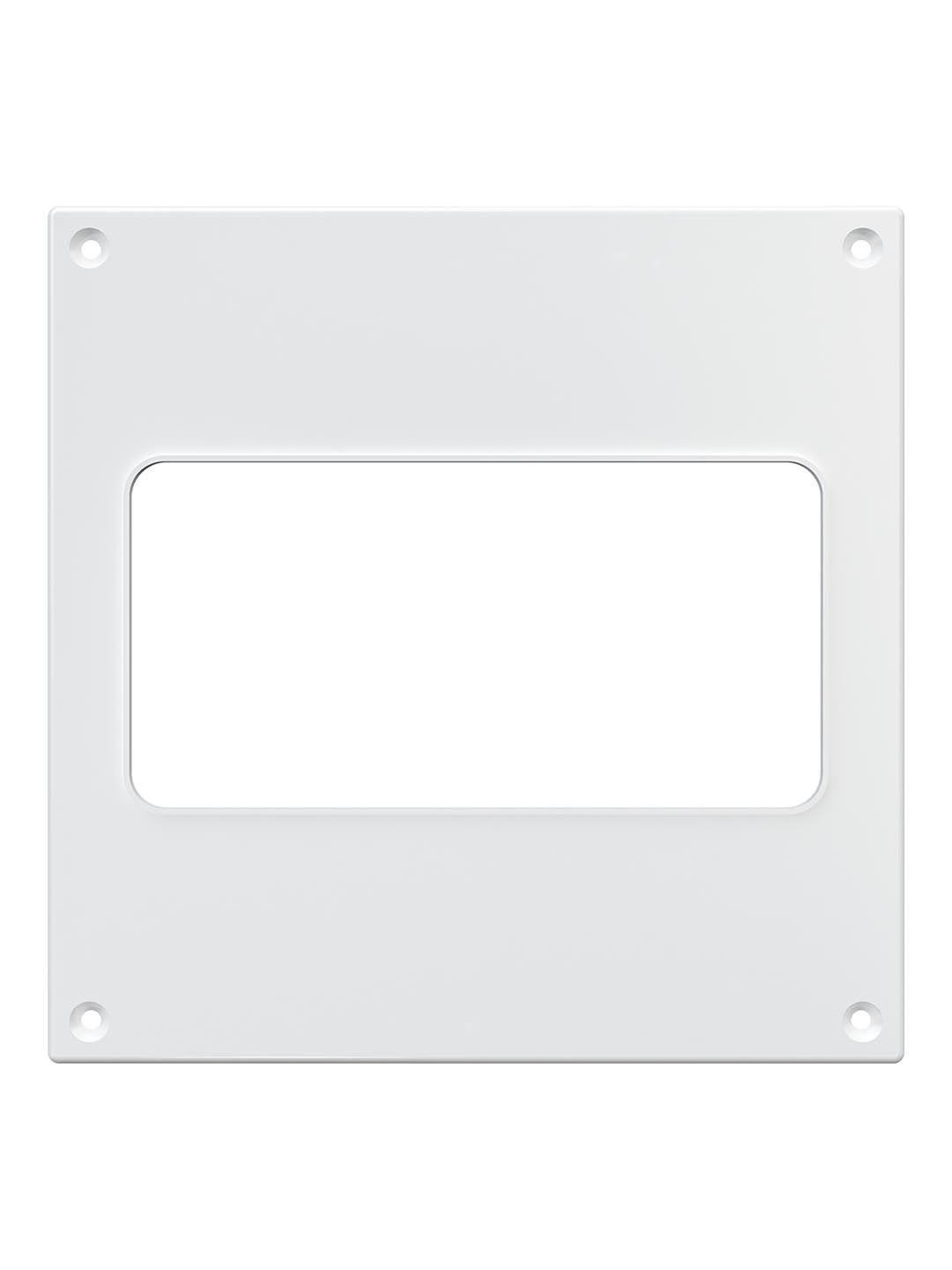 Накладка торцевая пластик 150х150 для воздуховода 60х120 ERA 612НПП