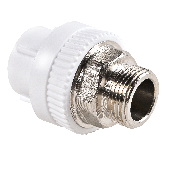РВК  Муфта комб. d-25*3/4 НР под ключ  PP   (45)