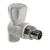 Кран d-20*1/2 с амер. УГЛОВОЙ 