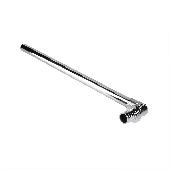 Угловой аксиальный фитинг с хромированной латунной трубкой 16(2,2)х15  L300 мм (1/90) VT