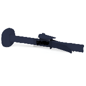 Кронштейн напольн. ROMMER тип 11,21,22,33 высота 200,300,500 RRA-0102-300500 черный (поштучно)