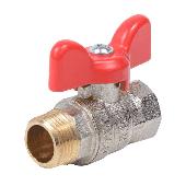 Кран шар. Стандарт НК Ду20 Ру40 г/ш баб Dist Н322Б