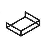 Тайлер 70 подставка под раковину БЕЗ РАКОВИНЫ (к СОМО 70), SANFLOR