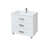 Тумба FUJI 80 напольная + раковина керамич.DEEP-80, MIRSANT