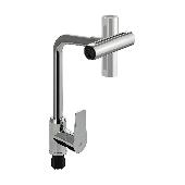 5906 BRIMIX Смеситель кухонный Г - образный излив с поворотной лейкой - аэратором ХРОМ
