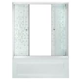 ТРИТОН Штора 2 двери 1700, Аква, Мозаика, Белый