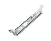 Кронштейн настенный рельсовый h200 RAL9016