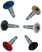 Саморезы 4,2х19 (RAL1014) слоновая кость, полусфера-прессшайба, сверло (200ф)