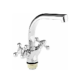 A4471 Смеситель для кухни ACCOONA высокий с гайкой Цвет: хром (10)