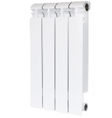 Радиатор биметалл. STOUT ALPHA 500 4 секции SRB-2310-050004 бок. подключение