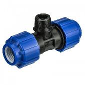 ПЭ Тройник 25*3\4*25  НР 