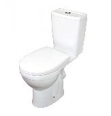 Унитаз-компакт Рио белый (универс.вып., нижн.подв., сид, 2-кн.арм.) Киров