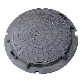 Люк полимер-песчаный тип ЛМ 15кН(760/580/51/25) черный