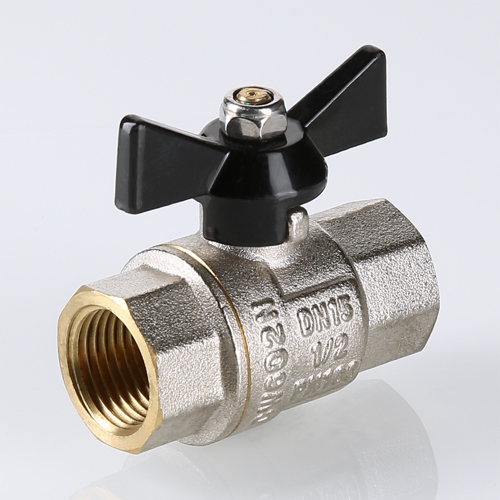 VT.317 Кран шар. PERFECT, рукоятка бабочка 3/4