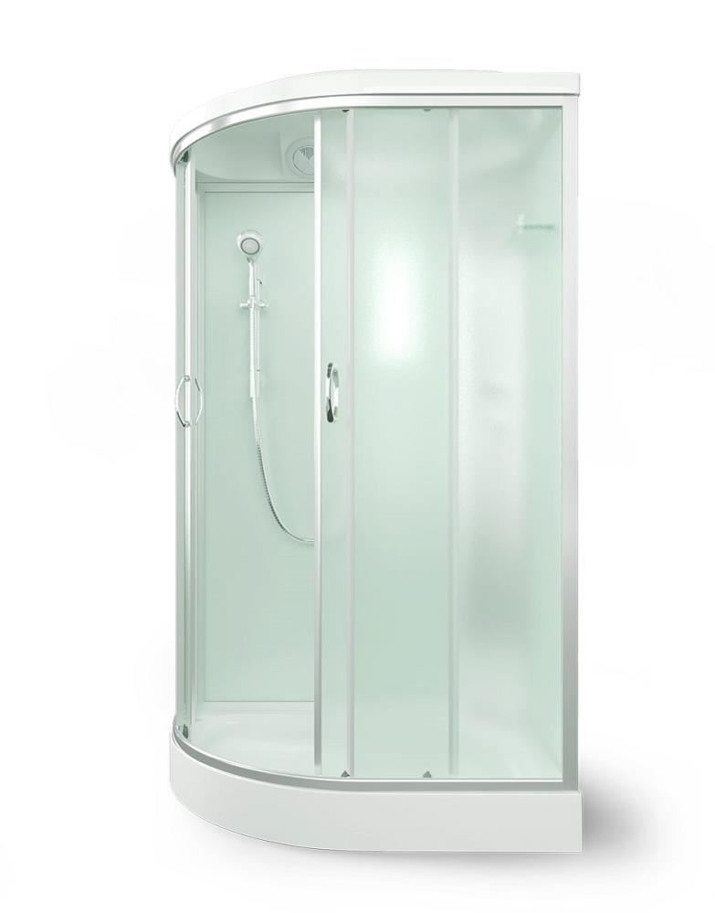 ERLIT Душ. кабина ER3512PR-C3-RUS 120*80*215 ( низкий поддон, матовое стекло)