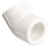 Угольник Ø63*45° полипропил. 
