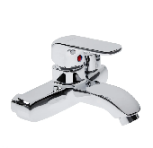 A6362 Смеситель для ванны ACCOONA с коротким изливом дивертор в корпусе цинк/хром (10)