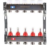 Коллектор из нержавеющей стали с расходомерами 5 вых. ROMMER RMS-1200-000005