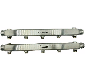 TIM Коллектор из нерж. с межосевым расстоянием выходов 100 мм 1*1/2 (5 выходов)  ZSc.404.060405S