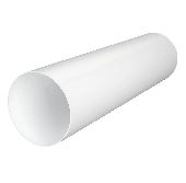 Воздуховод ВП D125 L1,5м пластик ERA 12,5ВП1,5