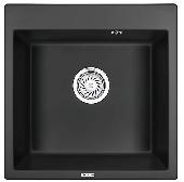 Мойка кухонная кварц GR-5102 ТУРМАЛИН Granula (мет. сифон), GRANULA