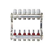 Коллектор из нерж. стали с расходомерами 6 выходов ZOTA