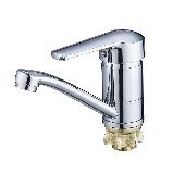 Смеситель для кухни (мойки) G.LAUF SIT4-B182  SOLONЕ  D40 на гайке излив 150мм (10)