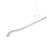 Кронштейн с дюбелем 195 мм GLOBAL (цвет cod.07 2676(серый)) 011026 08