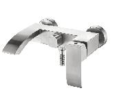 A63206 Смеситель для ванны ACCOONA с коротким изливом дивертор в корпусе нерж.сталь (10)