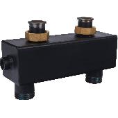 Гидравлическая стрелка 4,53 м.куб/час с накидными гайками 1 1/4